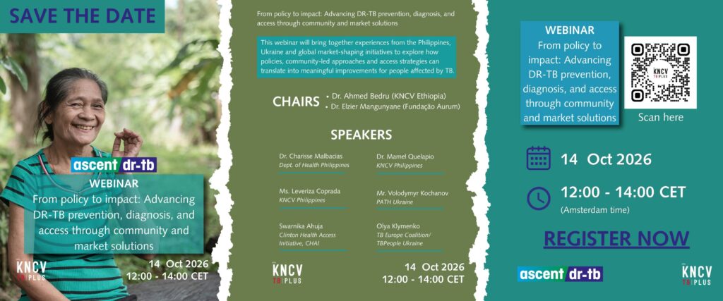 From Policy to Impact: Advancing DR-TB Prevention, Diagnosis, and Access Through Community and Market Solutions